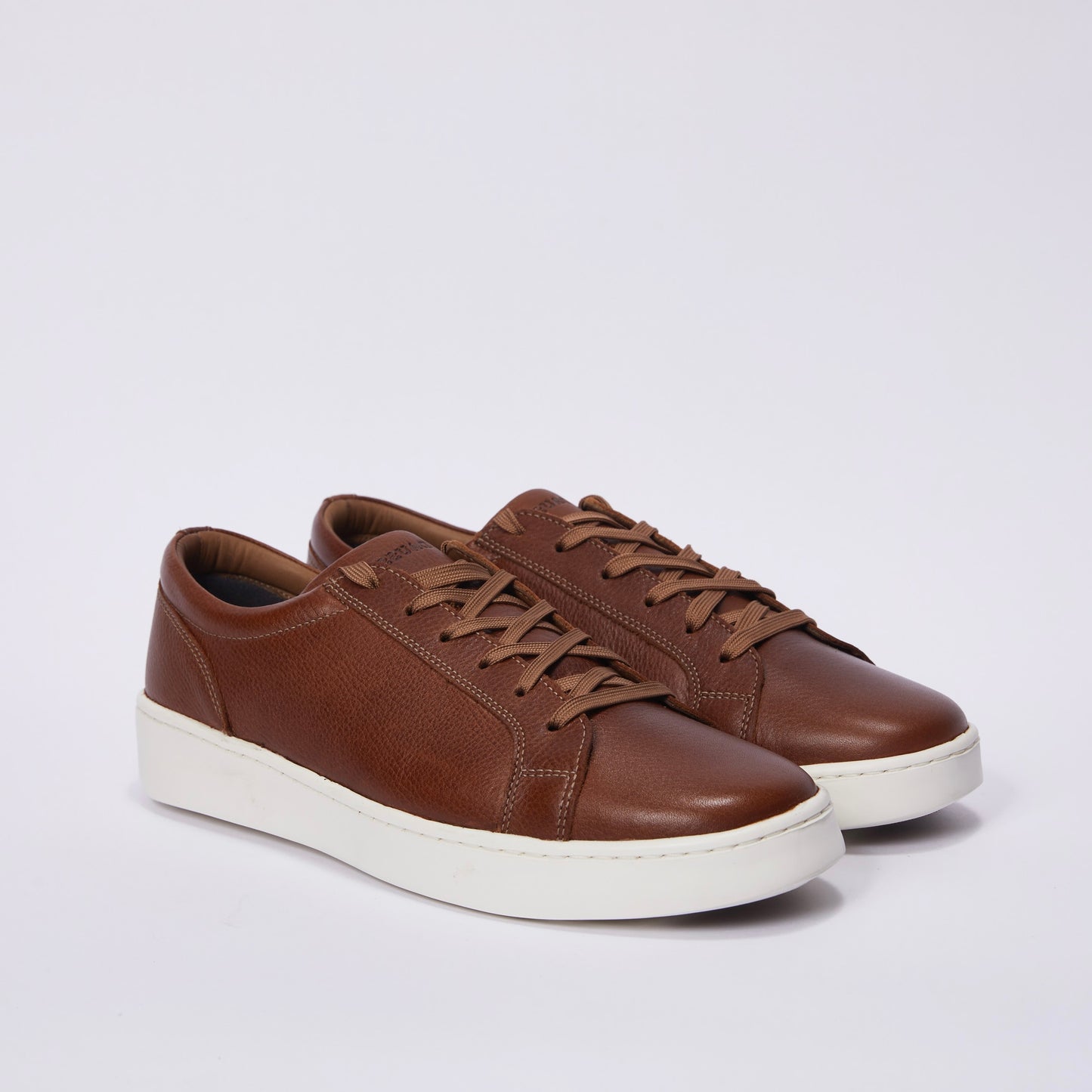 Mateo - Zapatillas Float Marrones de Cuero