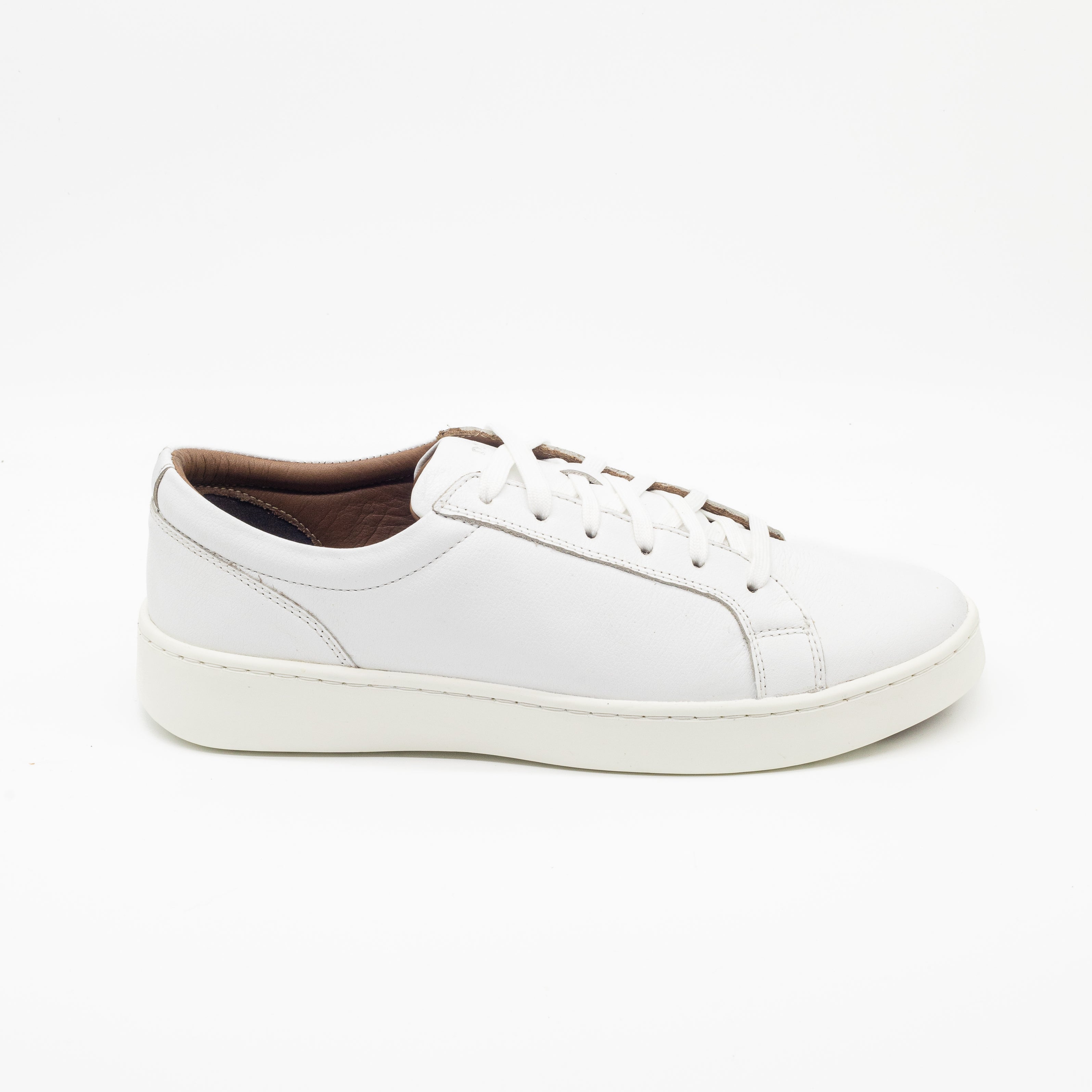 Mateo - Zapatillas Float Blancas de Cuero