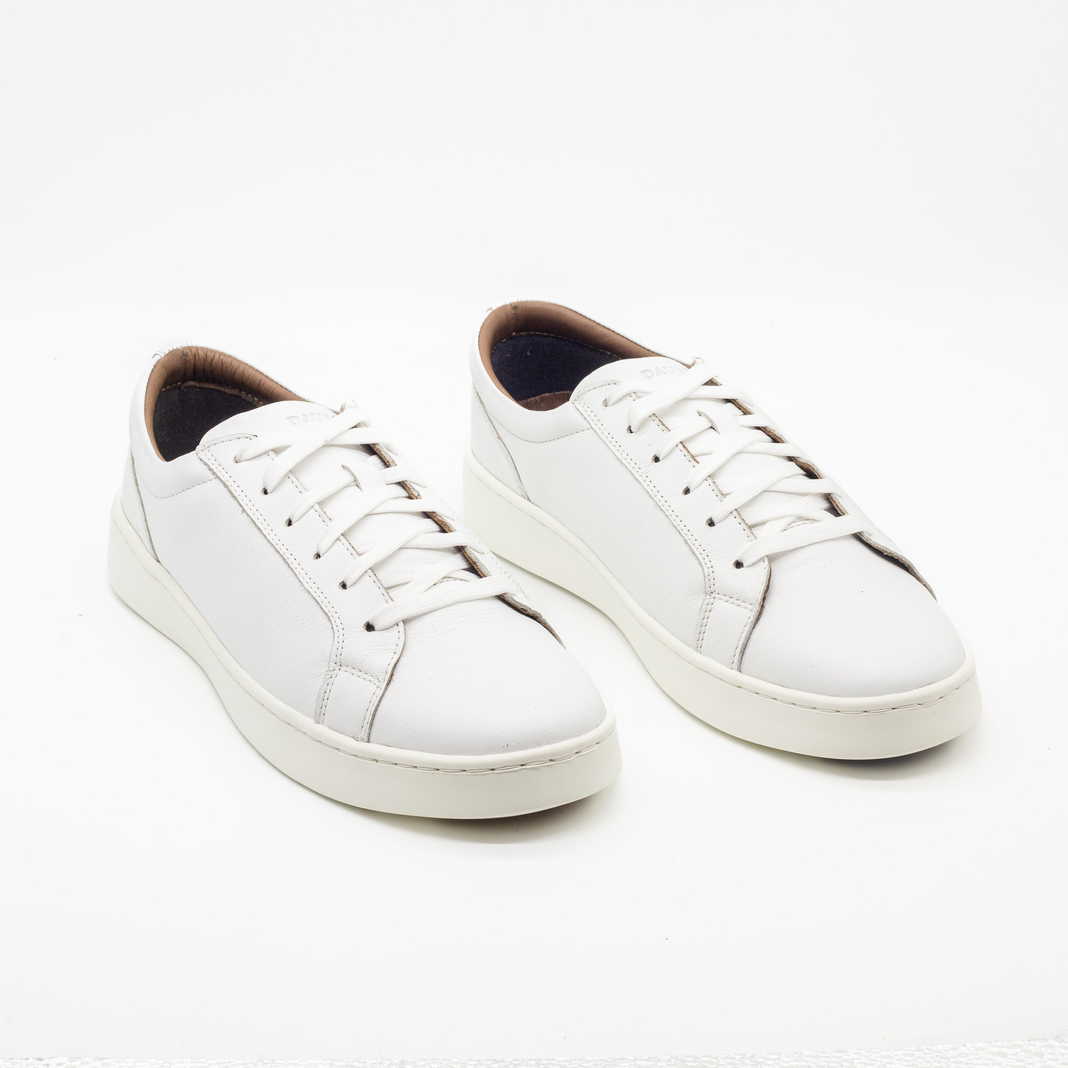 Mateo - Zapatillas Float Blancas de Cuero