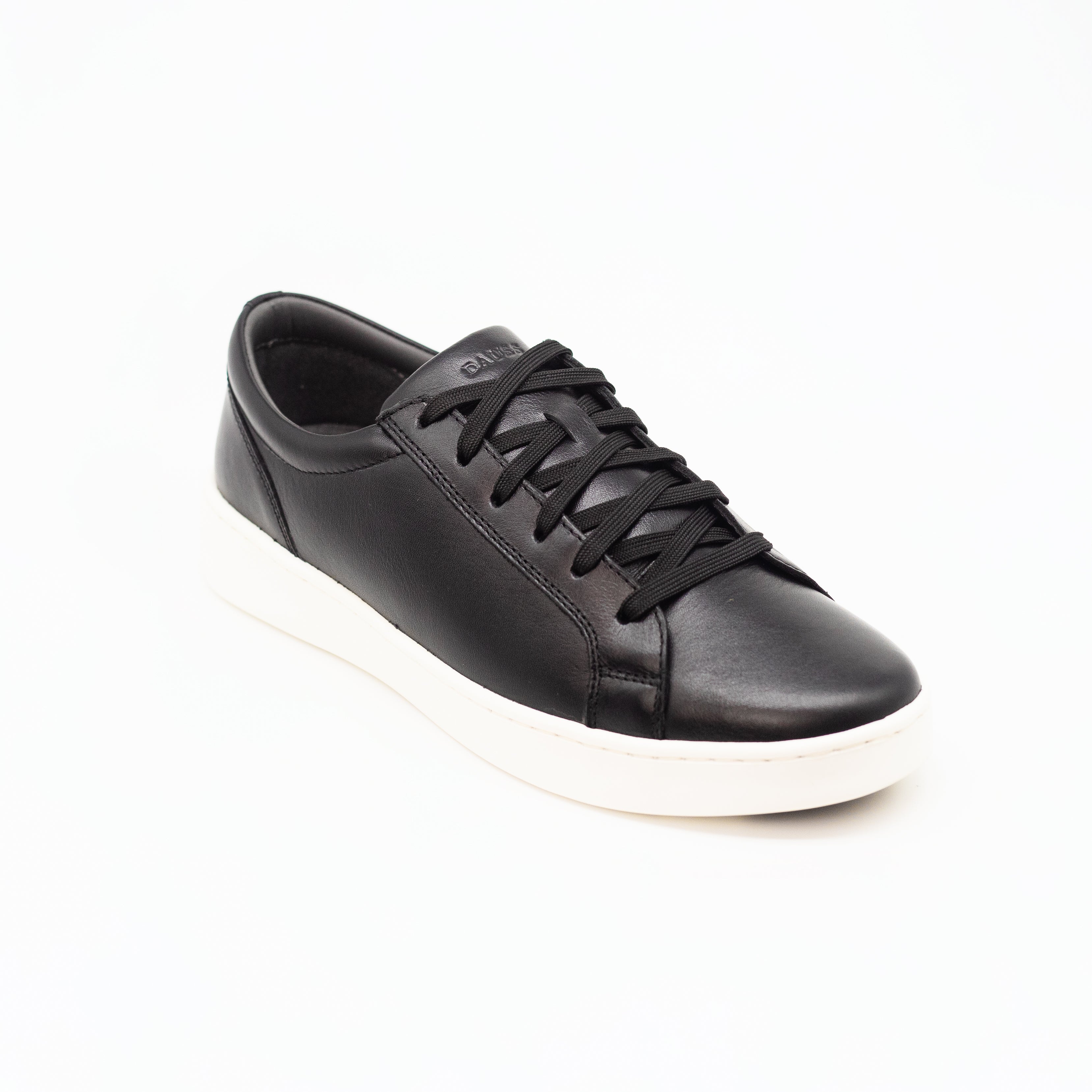 Mateo - Zapatillas Float  Negras de Cuero