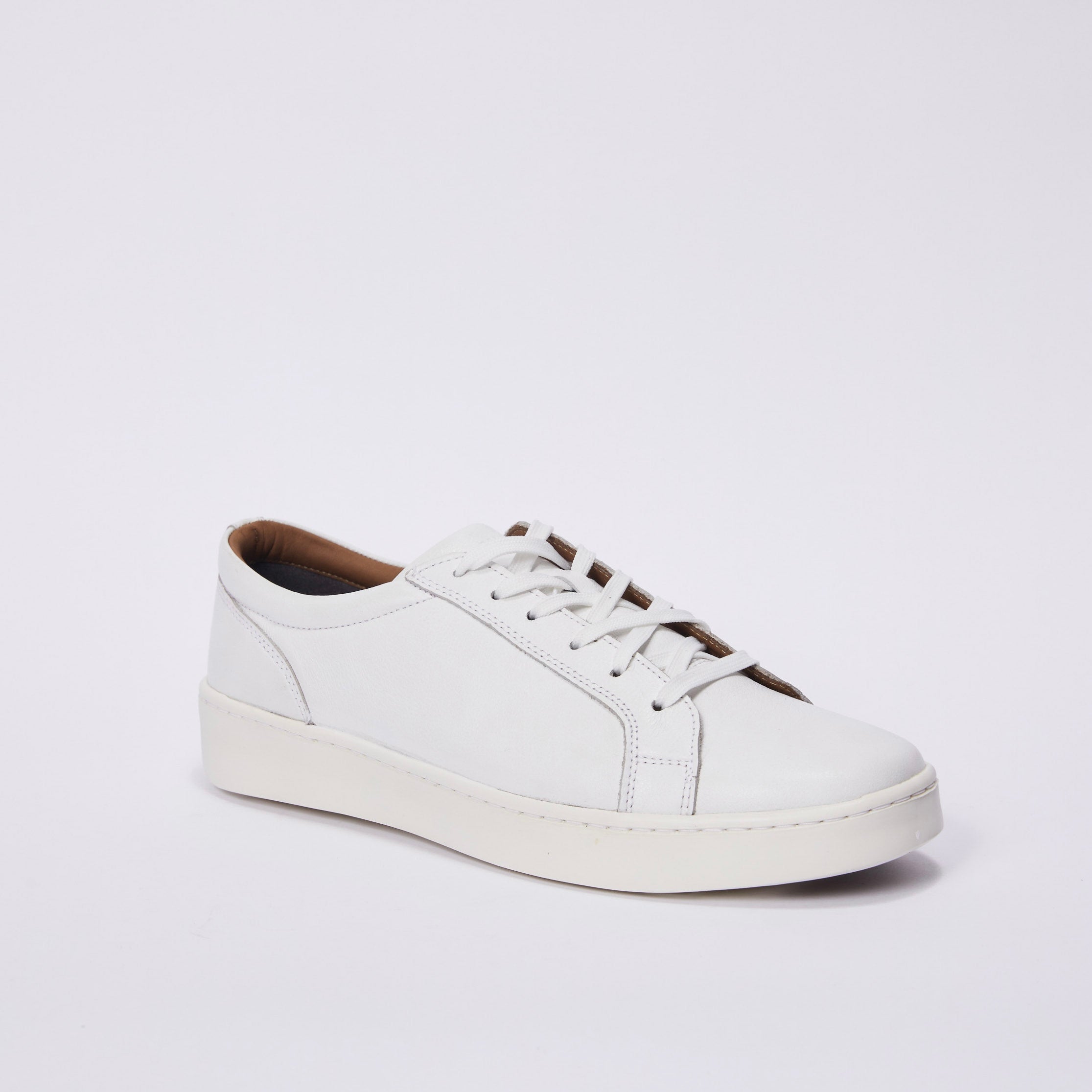 Mateo - Zapatillas Float Blancas de Cuero