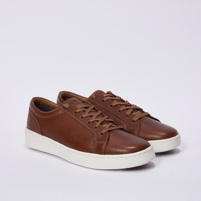 Mateo - Zapatillas Float Marrones de Cuero