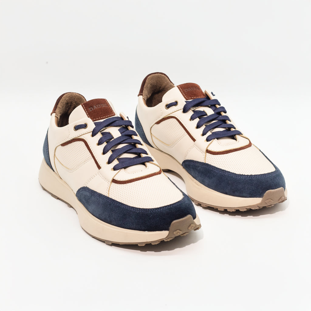 Mario  - Zapatillas Blancas-Azul  Casuales