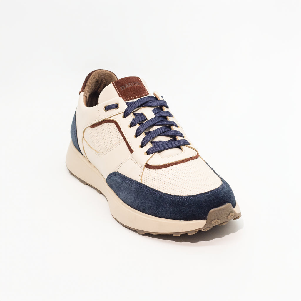 Mario  - Zapatillas Blancas-Azul  Casuales