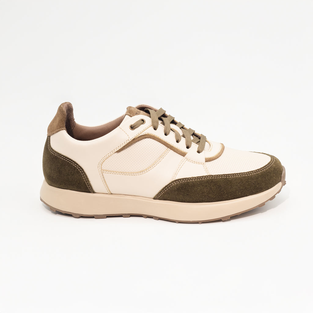 Mario  - Zapatillas Blancas-Verde  Casuales