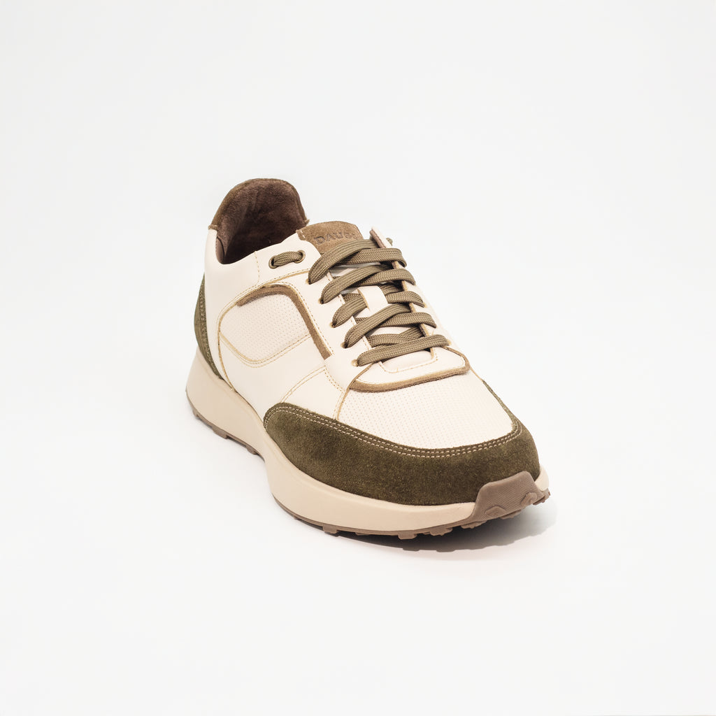 Mario  - Zapatillas Blancas-Verde  Casuales